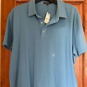 NWT Express Men’s Blue Dress Polo XL